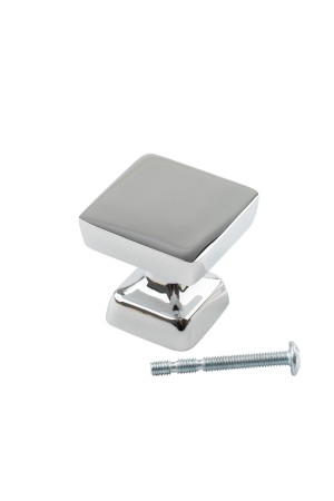 Ручка-кнопка, хром