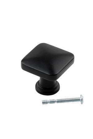 Ручка-кнопка, матовый черный