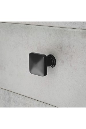 Ручка-кнопка, матовый черный