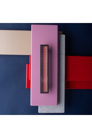 Ручка-скоба, 128 мм, черный лакированный никель, BREEZE