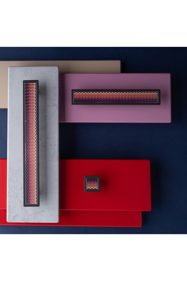 Ручка-скоба, 128 мм, черный лакированный никель, BREEZE