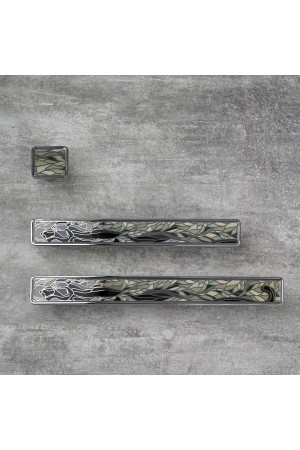 Ручка-кнопка, хром, JUNGLE