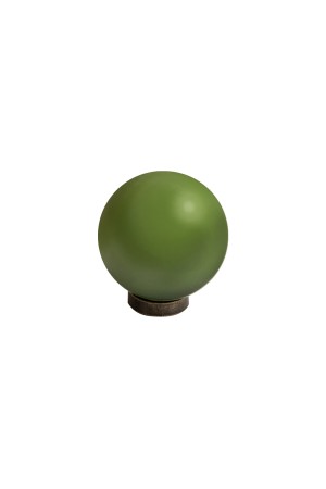 Ручка-кнопка, салатовая керамика