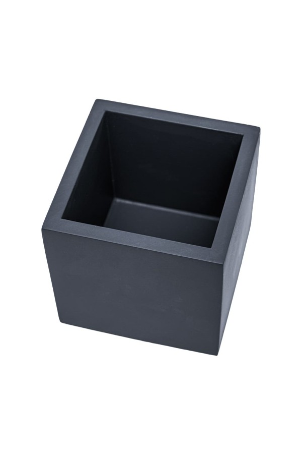 Кашпо Квадро, 0,6л., антрацит