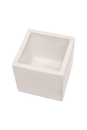 Кашпо Квадро, 1, 3л., слоновая кость