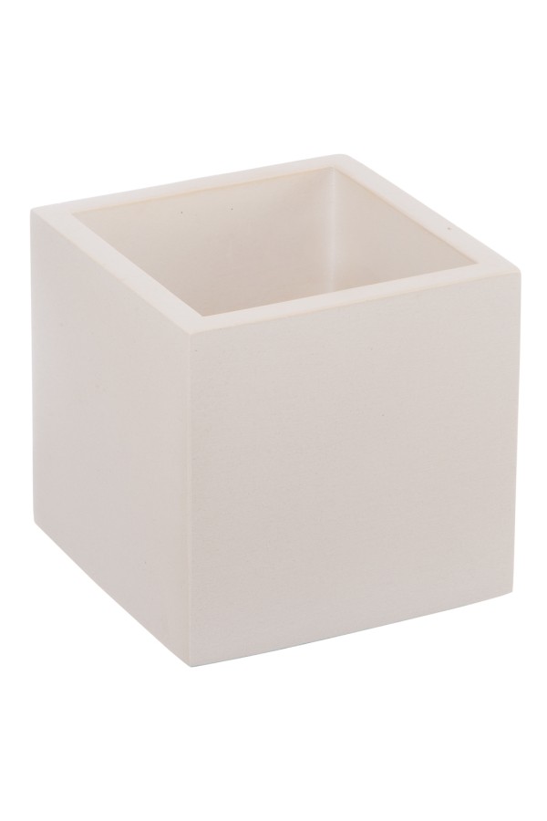 Кашпо Квадро, 0,6л., слоновая кость