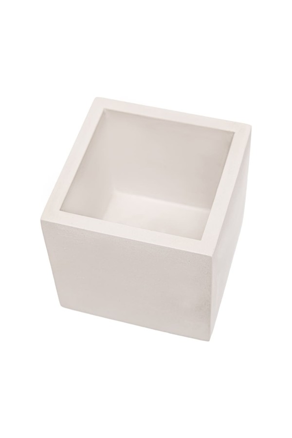 Кашпо Квадро, 0,6л., слоновая кость