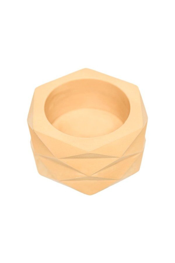 Кашпо Геометрия, 0,15л., желтый