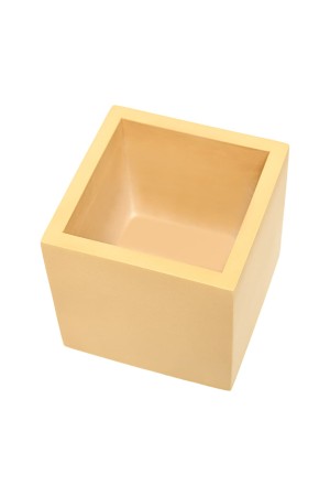 Кашпо Квадро, 6л., желтый