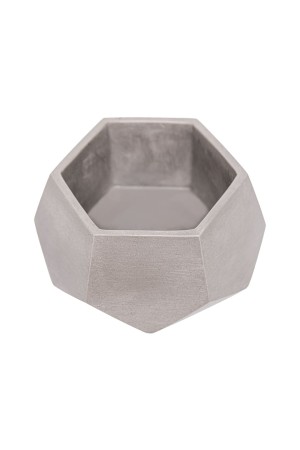 Кашпо Соты, 22л., серый