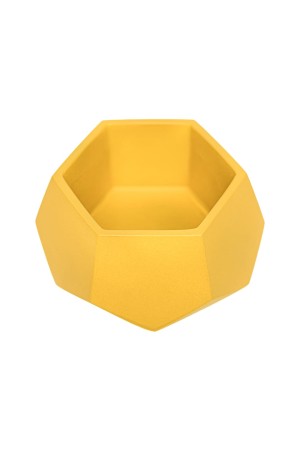 Кашпо Соты, 22л., желтый