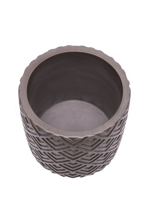 Кашпо Этника, 8 л., серый