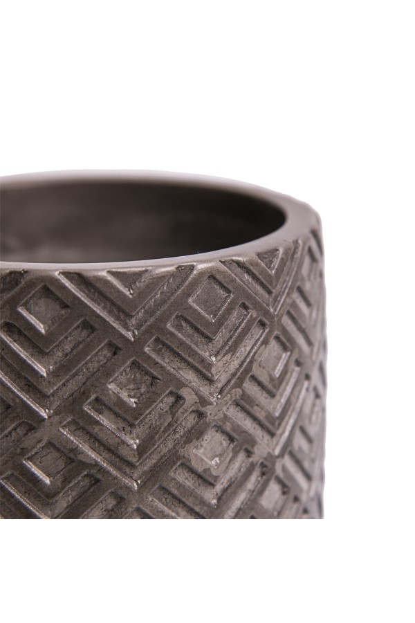 Кашпо Этника, 0,8 л., серый