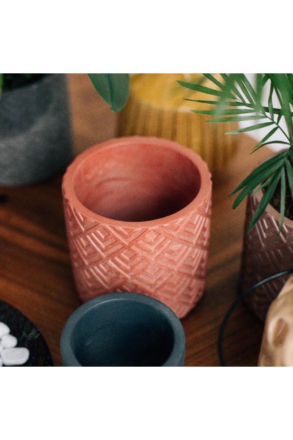 Кашпо Этника, 0,8 л., терракот