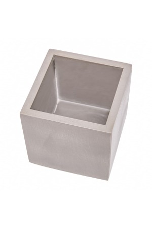 Кашпо Квадро, 6л., серый