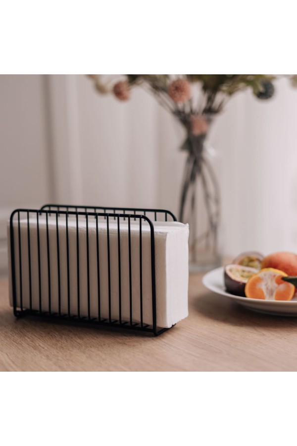 Салфетница, матовый черный