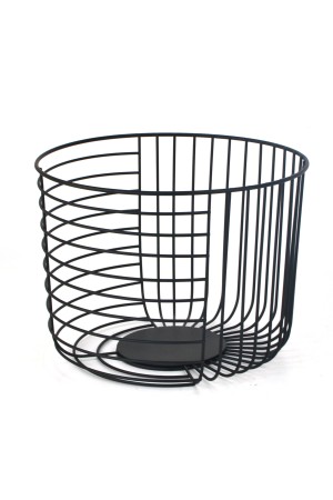 Корзина для фруктов, матовый черный