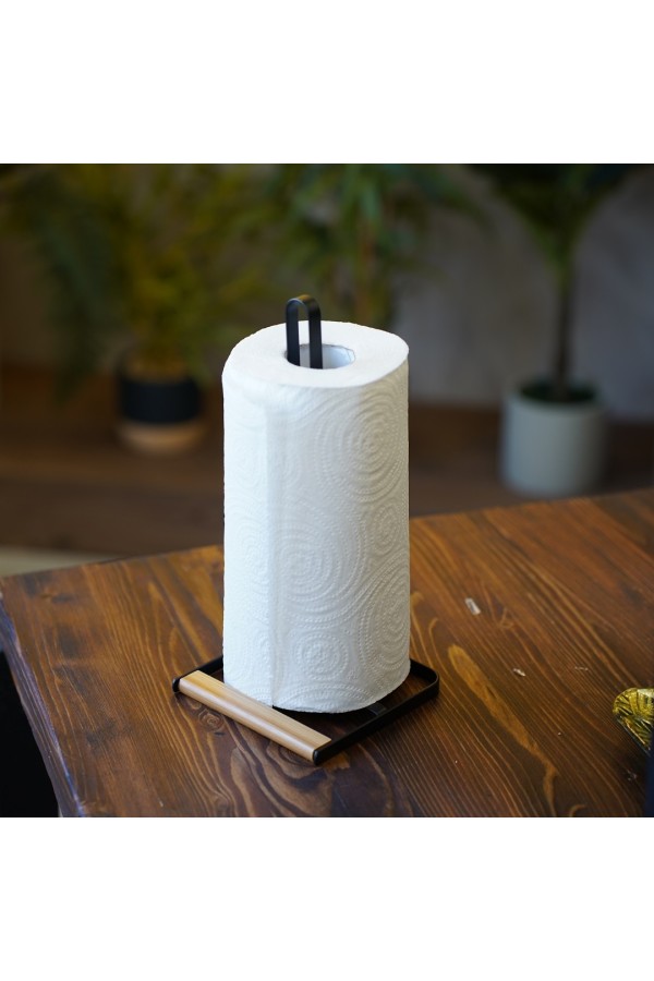 Держатель бумажных полотенец, черный матовый