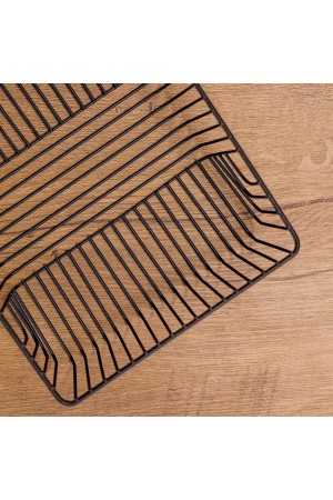 Корзина для фруктов, матовый черный