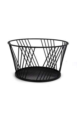 Корзина для фруктов, матовый черный