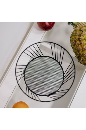 Корзина для фруктов, матовый черный