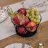 Корзина для фруктов, матовый черный