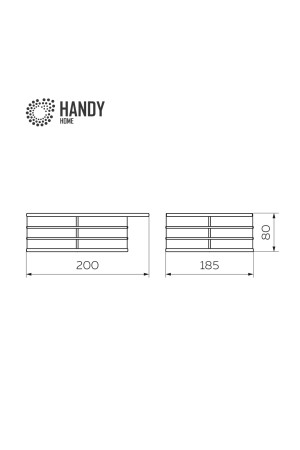 Салфетница, черный матовый