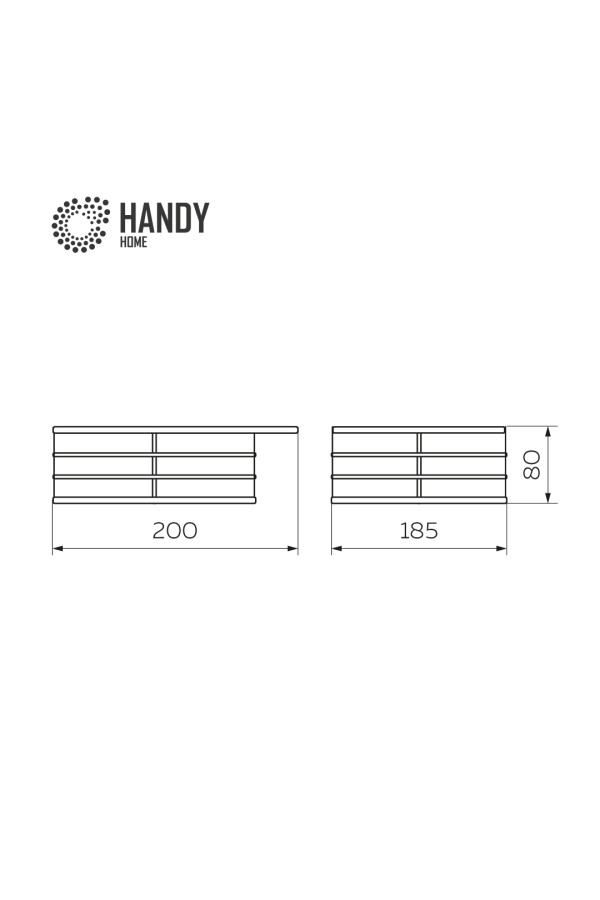 Салфетница, черный матовый