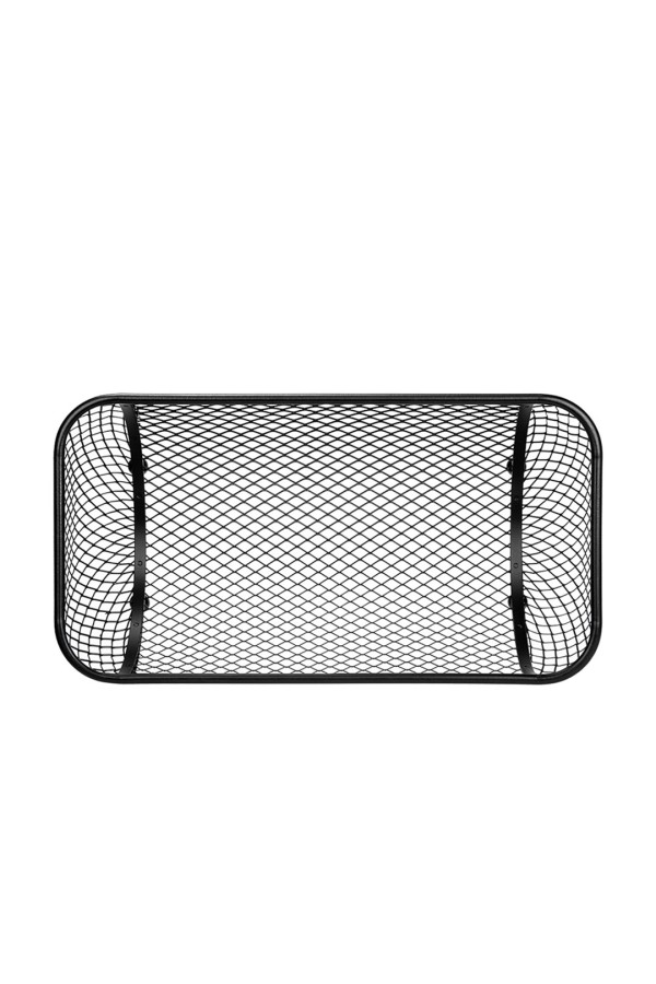 Корзина для фруктов прямоугольная, черный матовый