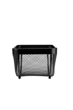 Корзина для фруктов квадратная, черный матовый