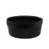 Корзина для хлеба круглая, черный матовый