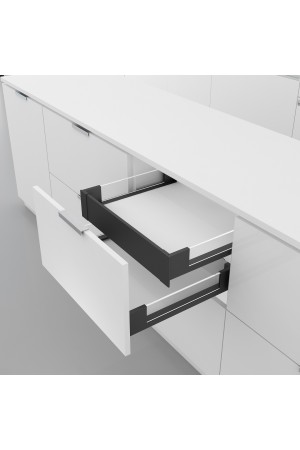 Передняя панель внутреннего ящика, L=1200 мм, серый