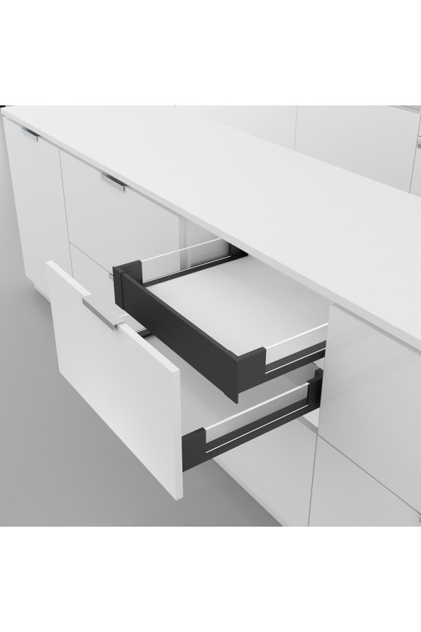 Передняя панель внутреннего ящика, L=1200 мм, серый