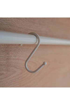 Комплект крючков больших из 3 шт., белый матовый