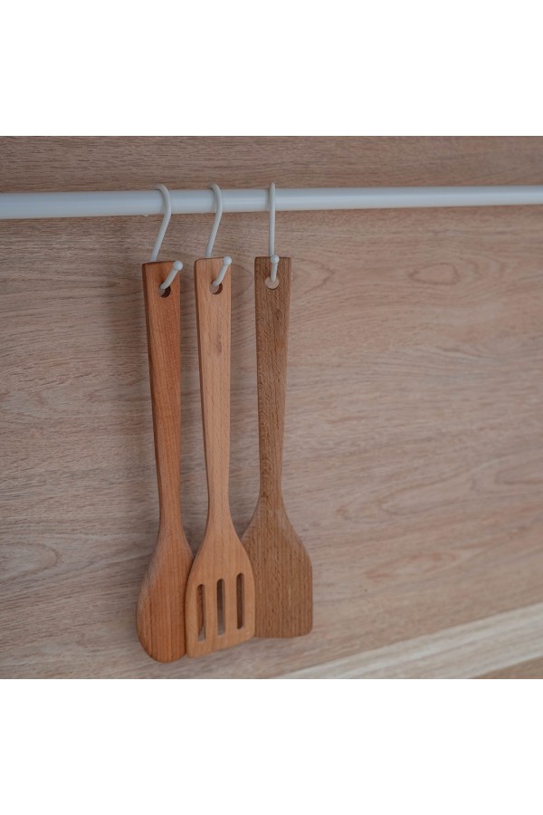 Комплект крючков больших из 3 шт., белый матовый