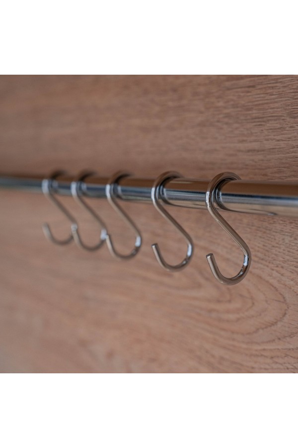 Комплект крючков малых из 5 шт., хром