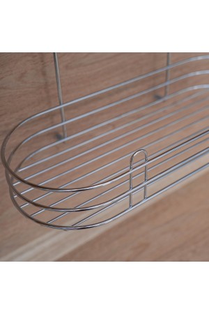 Полка овальная, хром