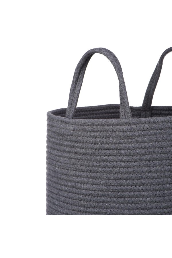 Корзина  для хранения "Хлопок", Д350 Ш350 В280, серый