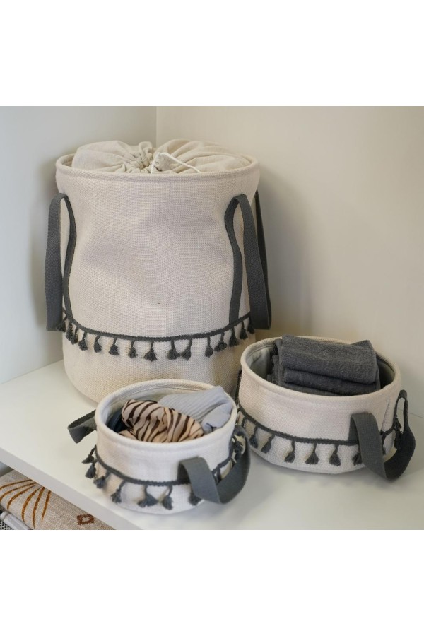 Корзина стеллажная с ручками 