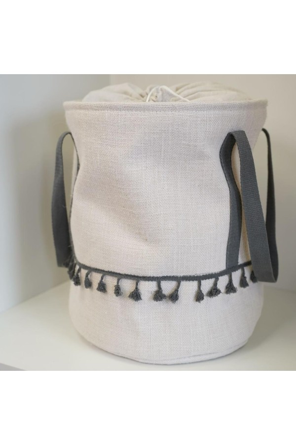 Корзина бельевая с ручками 