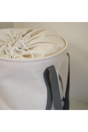 Корзина бельевая с ручками 