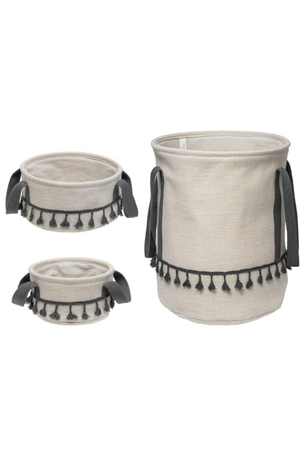 Корзина бельевая с ручками 