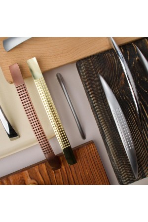 Ручка-скоба,  128 мм, золото