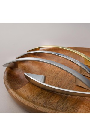 Ручка-скоба,  128 мм, матовый хром