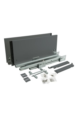 Комплект системы выдвижения Lembox, H=199, L=400  мм, серый