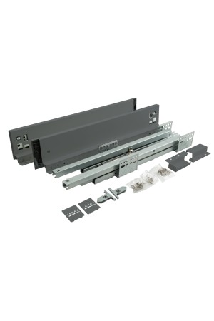 Комплект системы выдвижения Lembox, H=84, L=400 мм, серый