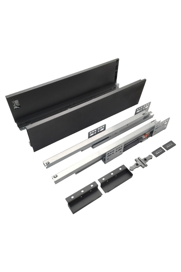 Комплект системы выдвижения Lembox, H=84, 500 мм, серый