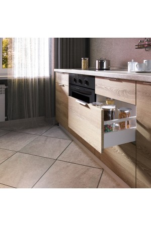 Комплект прямоугольных рейлингов для Lembox-S, 400 мм, белый