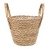 Кашпо плетеное "Сафари" с ручками, Д215 Ш215 В190, натуральный