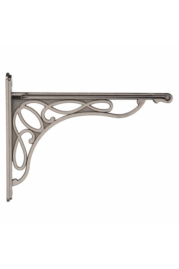 Кронштейн для полок большой, черненый старинный цинк